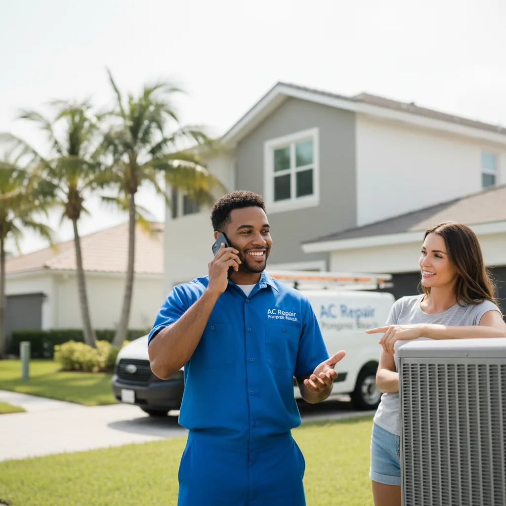 AC Repair Pompano Beach customer support in Montville